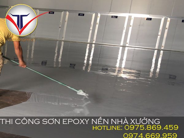 Thi công sơn epoxy nhà xưởng